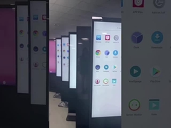 Pantalla táctil infrarroja de 75 pulgadas, de pie libre, con pantalla LCD de ventanas